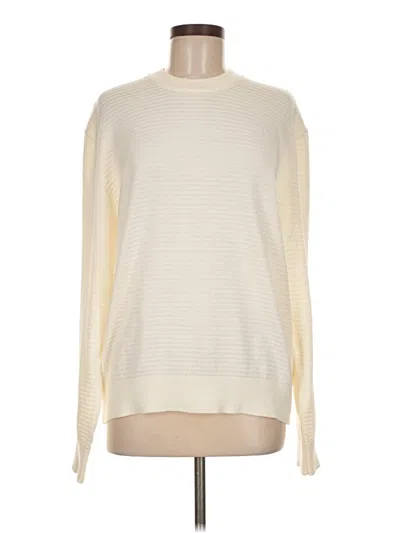 Pre-owned H&m Pullover Sweater In Ivory