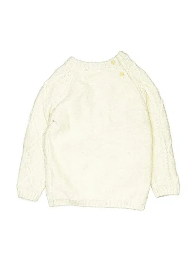 Pre-owned H&m Kids' Pullover Sweater In Ivory