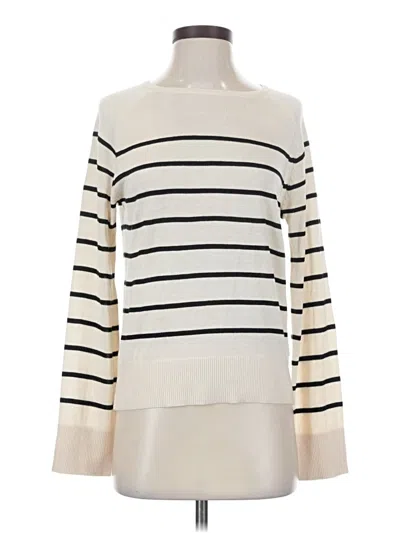 Pre-owned H&m Pullover Sweater In Ivory
