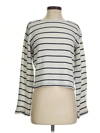 Pre-owned H&m Pullover Sweater In Ivory