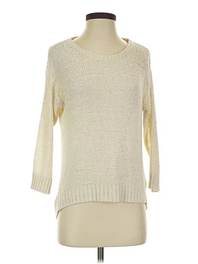 Pre-owned H&m Pullover Sweater In Ivory