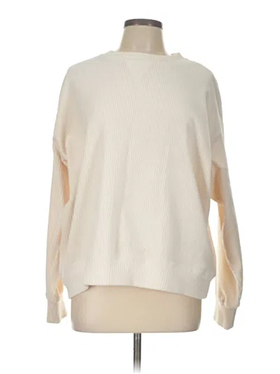Pre-owned H&m Pullover Sweater In Ivory
