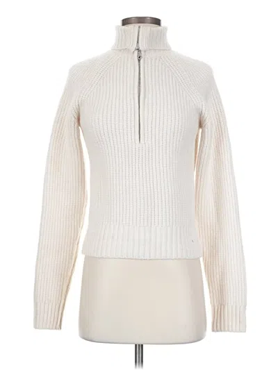 Pre-owned H&m Pullover Sweater In Ivory
