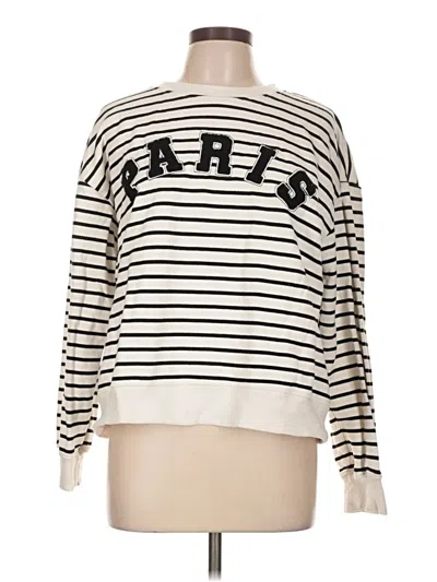 Pre-owned H&m Pullover Sweater In Ivory