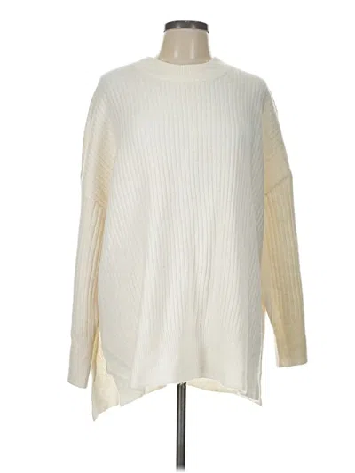 Pre-owned H&m Pullover Sweater In Ivory