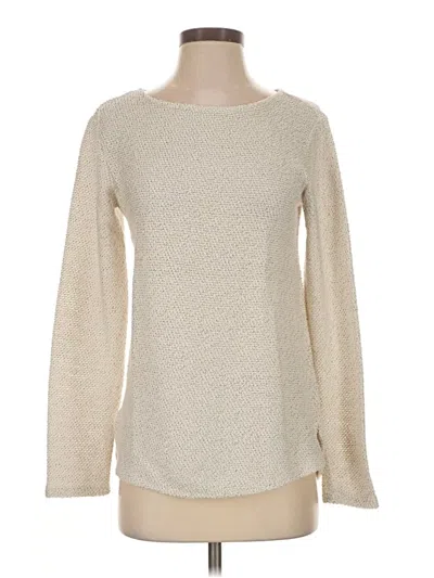 Pre-owned H&m Pullover Sweater In Ivory