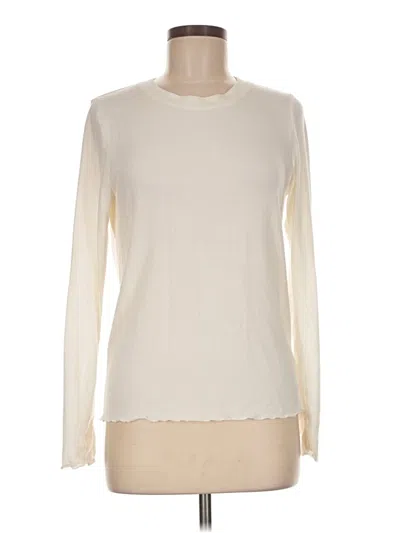 Pre-owned H&m Pullover Sweater In Ivory