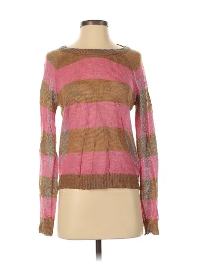 Pre-owned H&m Pullover Sweater In Pink