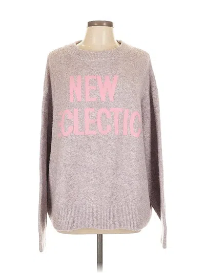 Pre-owned H&m Pullover Sweater In Pink