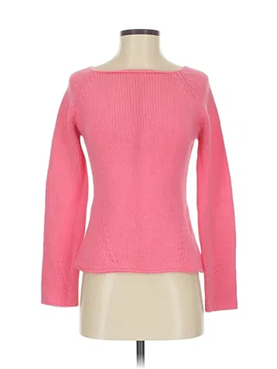 Pre-owned H&m Pullover Sweater In Pink