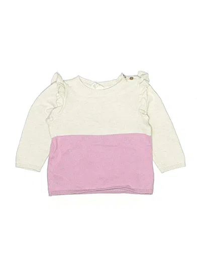 Pre-owned H&m Babies' Pullover Sweater In Pink