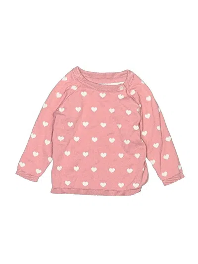 Pre-owned H&m Babies' Pullover Sweater In Pink