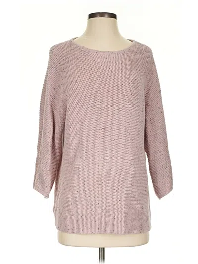 Pre-owned H&m Pullover Sweater In Pink
