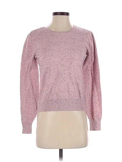 Pre-owned H&m Pullover Sweater In Pink