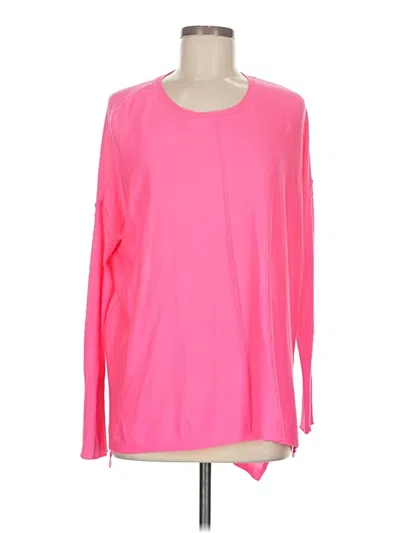 Pre-owned H&m Pullover Sweater In Pink