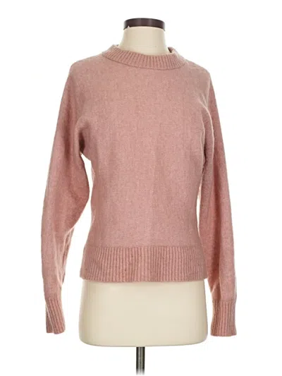 Pre-owned H&m Pullover Sweater In Pink