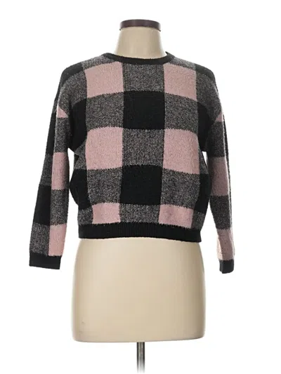 Pre-owned H&m Pullover Sweater In Pink
