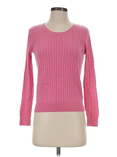 Pre-owned H&m Pullover Sweater In Pink