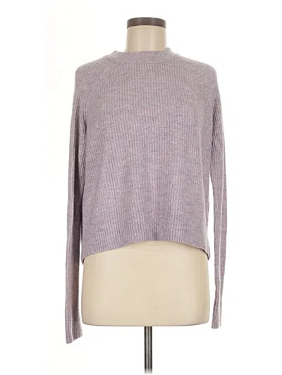 Pre-owned H&m Pullover Sweater In Purple