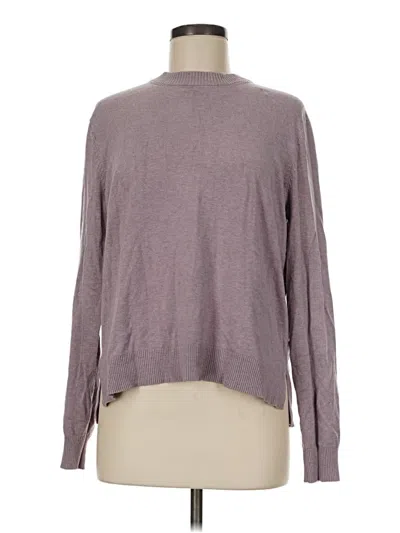 Pre-owned H&m Pullover Sweater In Purple