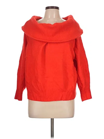 Pre-owned H&m Pullover Sweater In Red