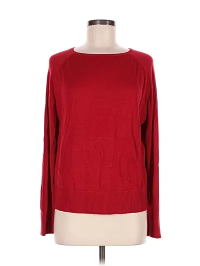 Pre-owned H&m Pullover Sweater In Red
