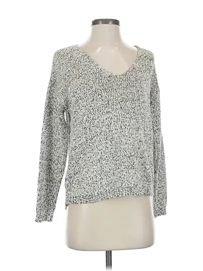 Pre-owned H&m Pullover Sweater In Silver