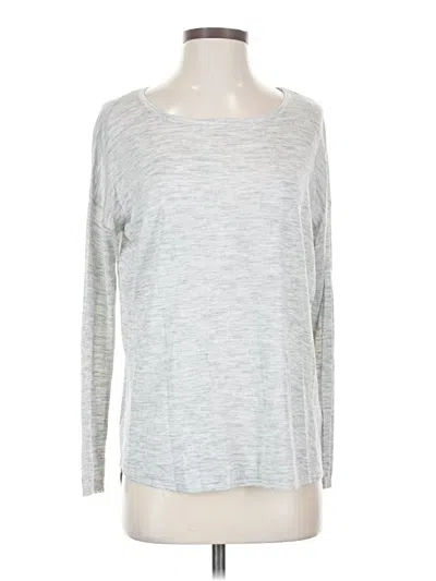 Pre-owned H&m Pullover Sweater In Silver