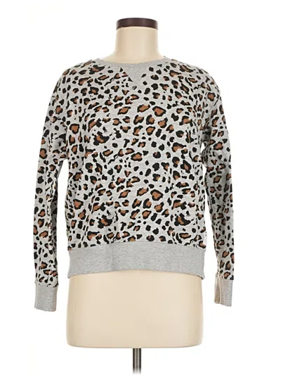 Pre-owned H&m Pullover Sweater In Silver