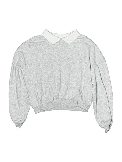 Pre-owned H&m Kids' Pullover Sweater In Silver