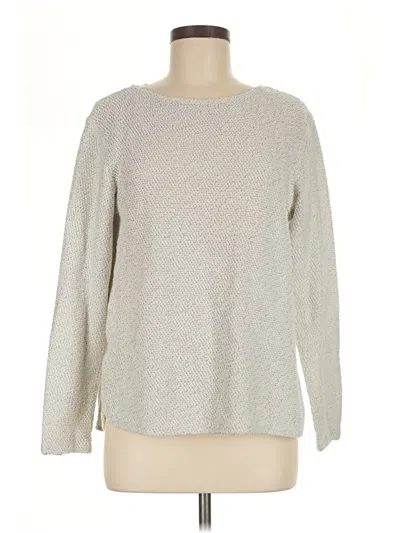 Pre-owned H&m Pullover Sweater In Silver