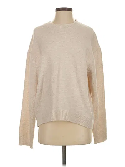 Pre-owned H&m Pullover Sweater In Tan