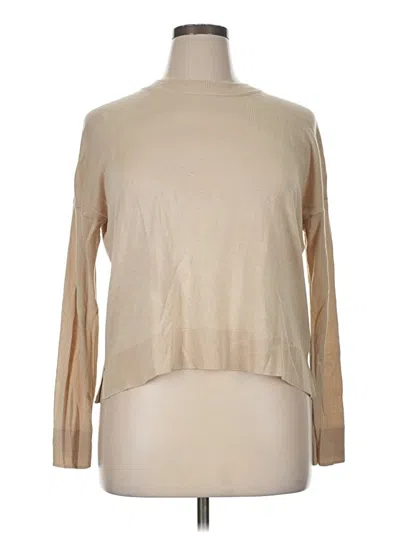 Pre-owned H&m Pullover Sweater In Tan