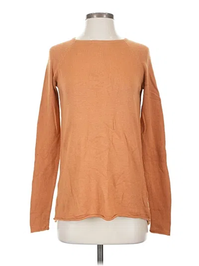 Pre-owned H&m Pullover Sweater In Tan
