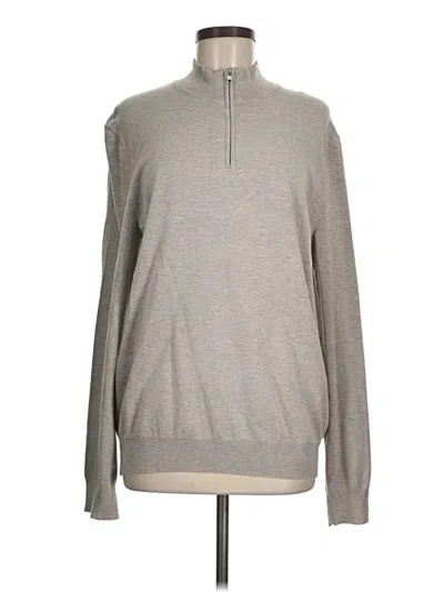Pre-owned H&m Pullover Sweater In Tan