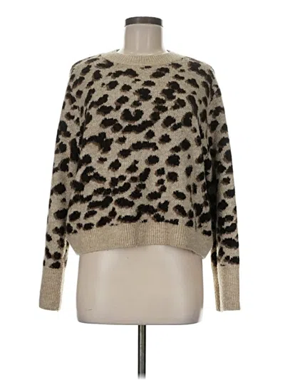 Pre-owned H&m Pullover Sweater In Tan