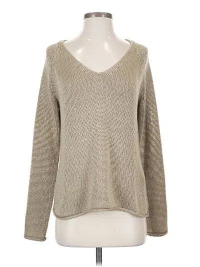 Pre-owned H&m Pullover Sweater In Tan