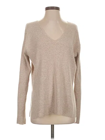 Pre-owned H&m Pullover Sweater In Tan