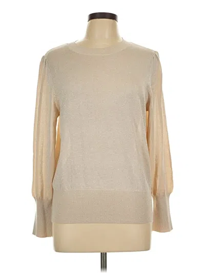Pre-owned H&m Pullover Sweater In Tan
