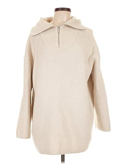 Pre-owned H&m Pullover Sweater In Tan