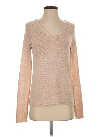Pre-owned H&m Pullover Sweater In Tan