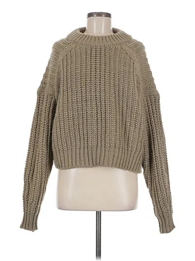 Pre-owned H&m Pullover Sweater In Tan