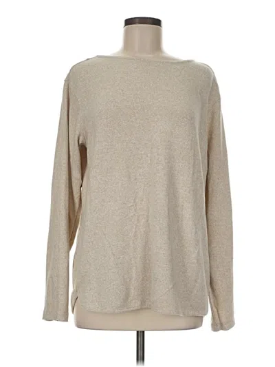 Pre-owned H&m Pullover Sweater In Tan
