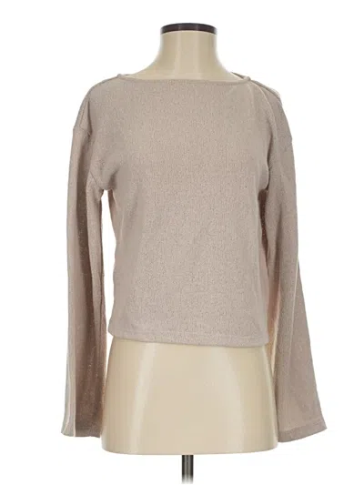 Pre-owned H&m Pullover Sweater In Tan