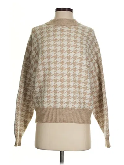 Pre-owned H&m Pullover Sweater In Tan