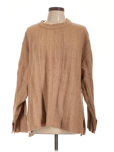 Pre-owned H&m Pullover Sweater In Tan