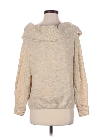 Pre-owned H&m Pullover Sweater In Tan