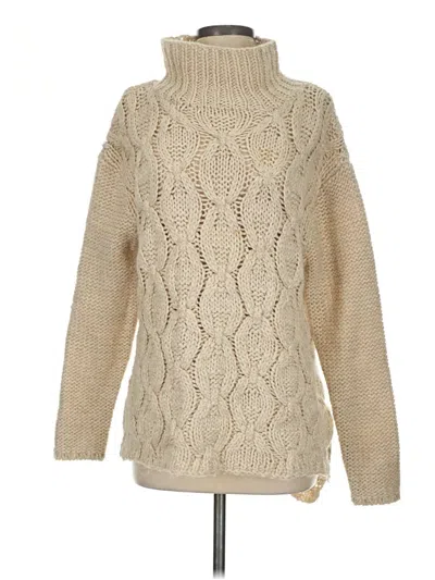 Pre-owned H&m Pullover Sweater In Tan