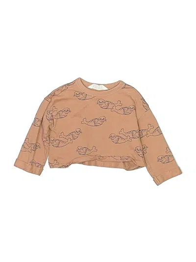 Pre-owned H&m Kids' Pullover Sweater In Tan