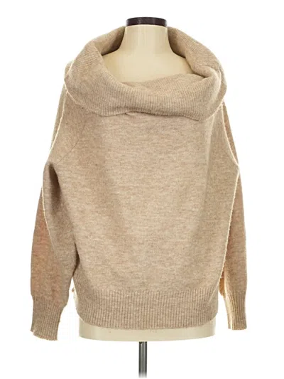 Pre-owned H&m Pullover Sweater In Tan